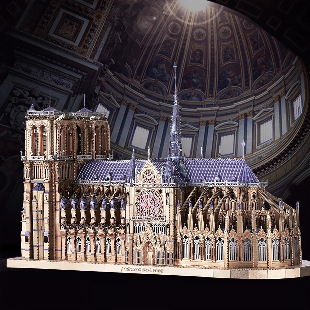 Puzzle 3d Notre Dame De Paris Metal