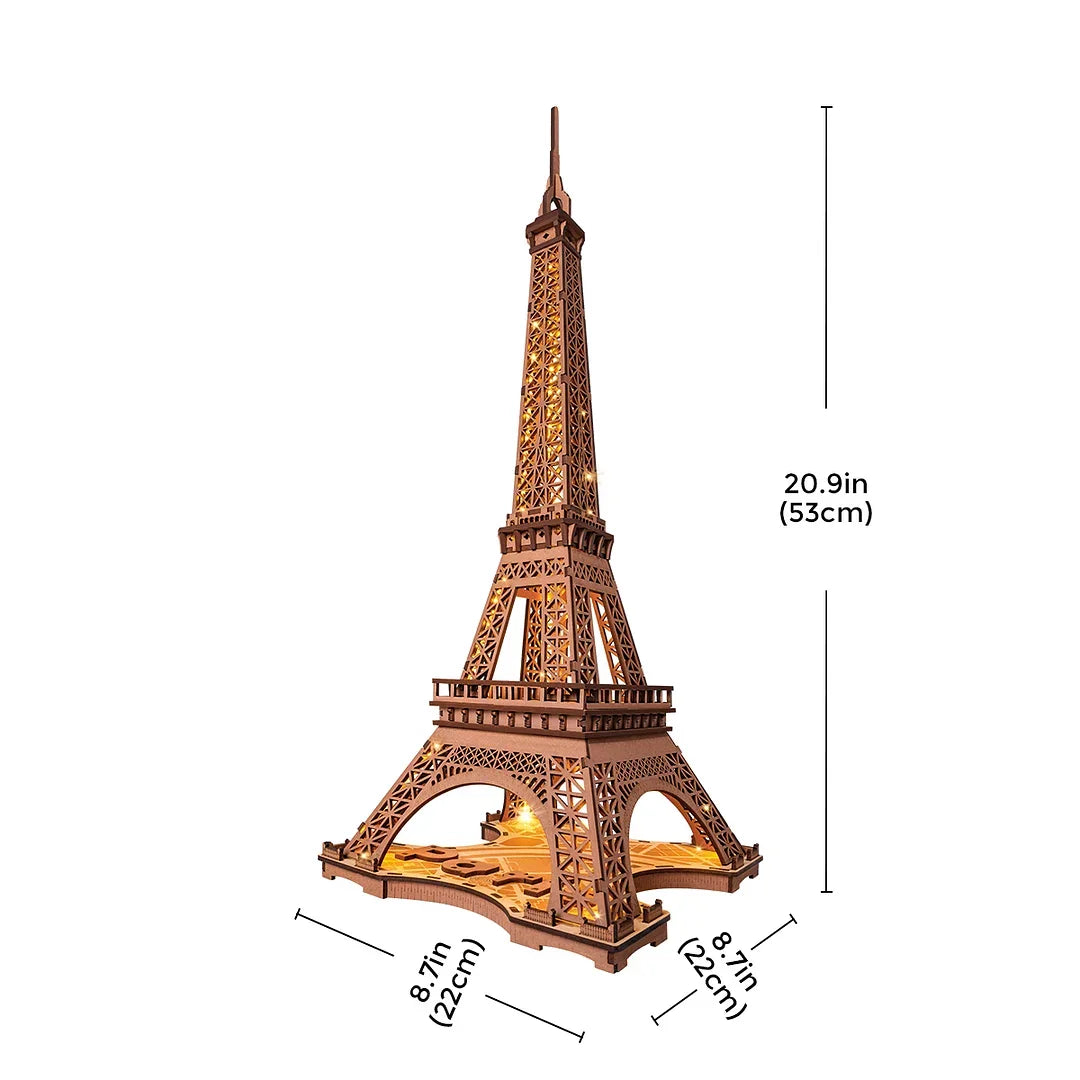 Tour Eiffel 3d Puzzle Lumineux