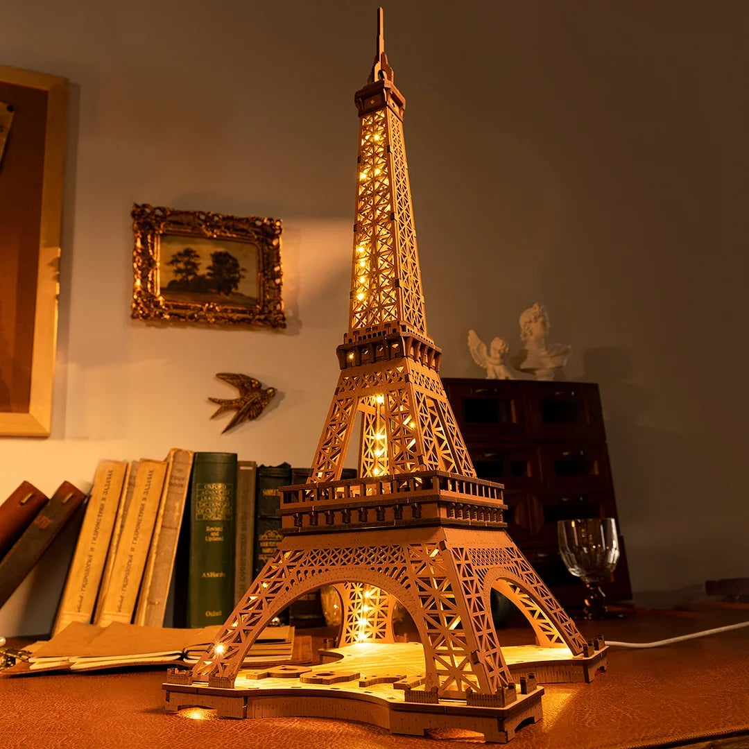Tour Eiffel 3d Puzzle Lumineux