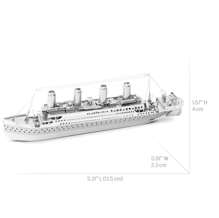 Mini Titanic 3d Puzzle Metal